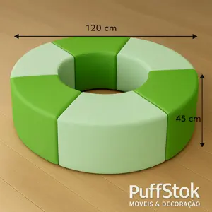 Puff Circulo Arco Medidas