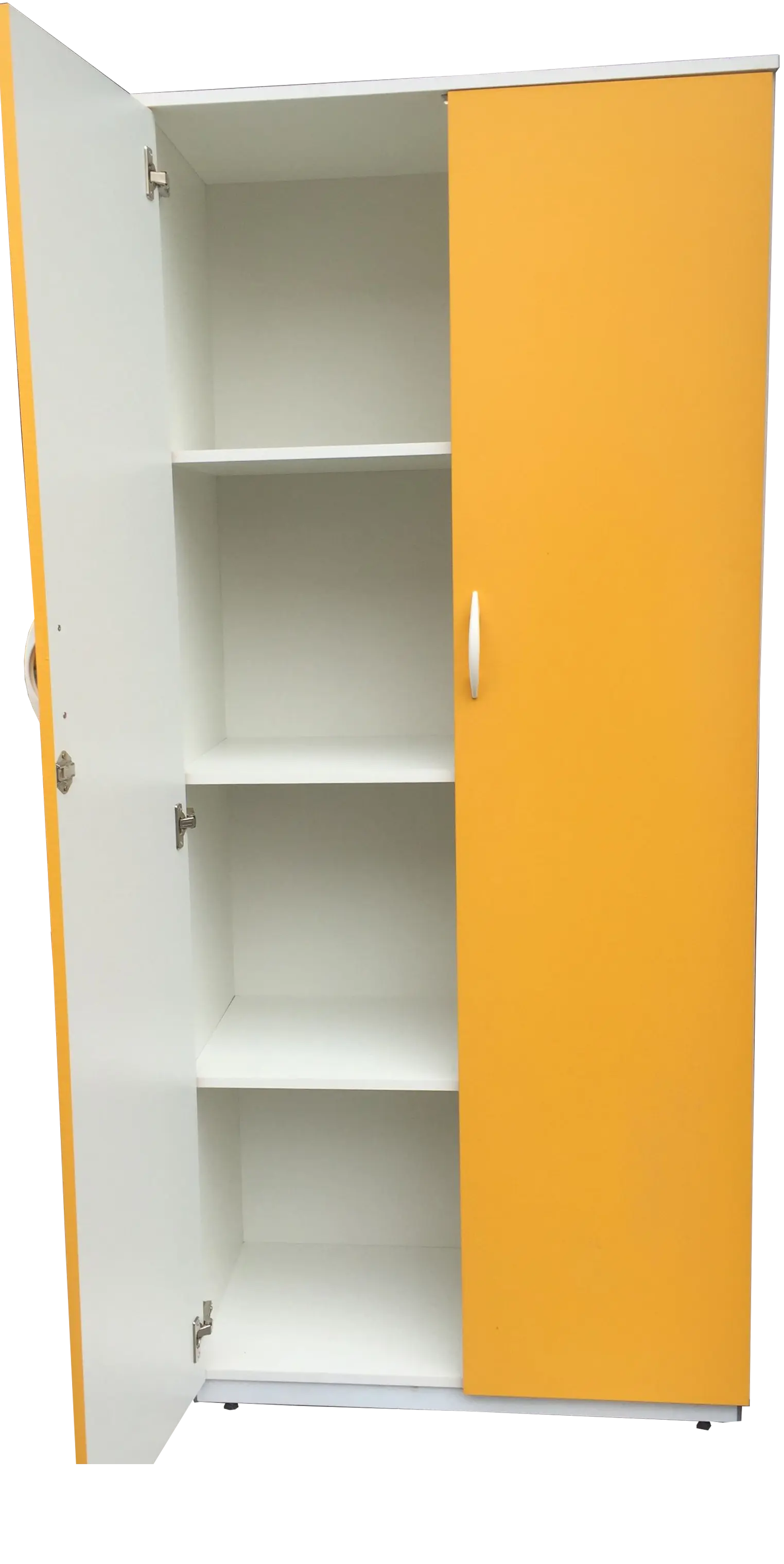 Armario Professor 180Cm Porta Amarela