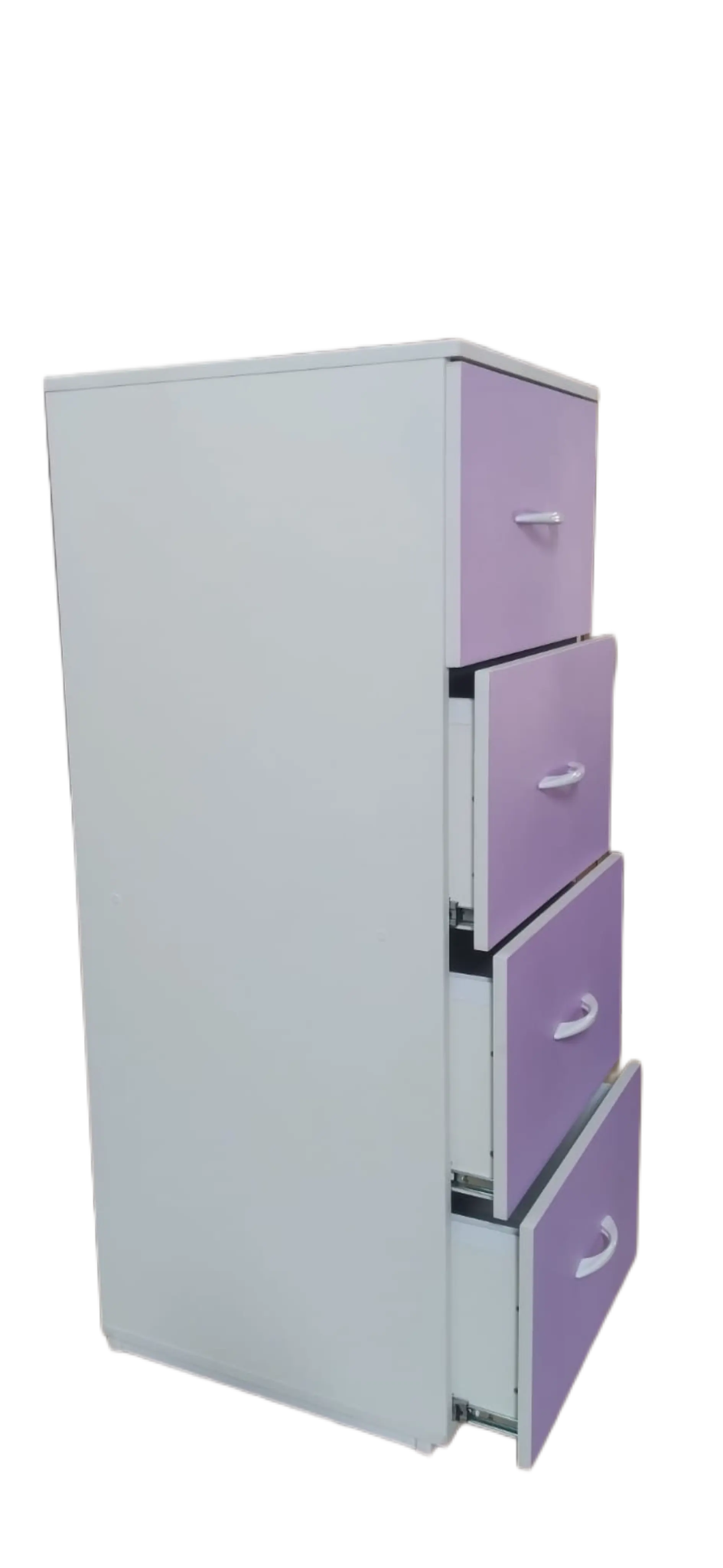 Gaveteiro Roxo E Branco