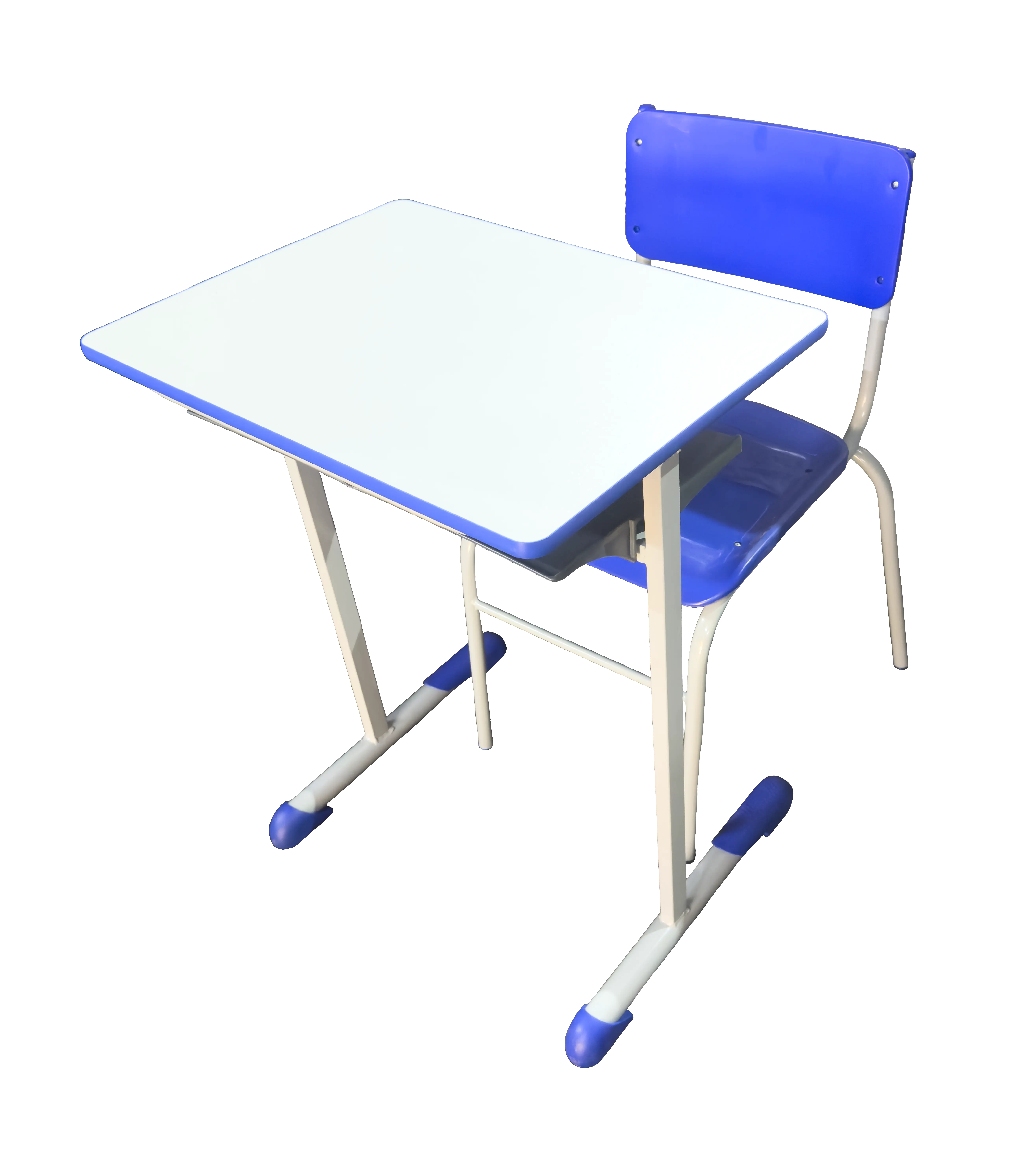 Conjunto Mesa Retangular Azul Modelo 2