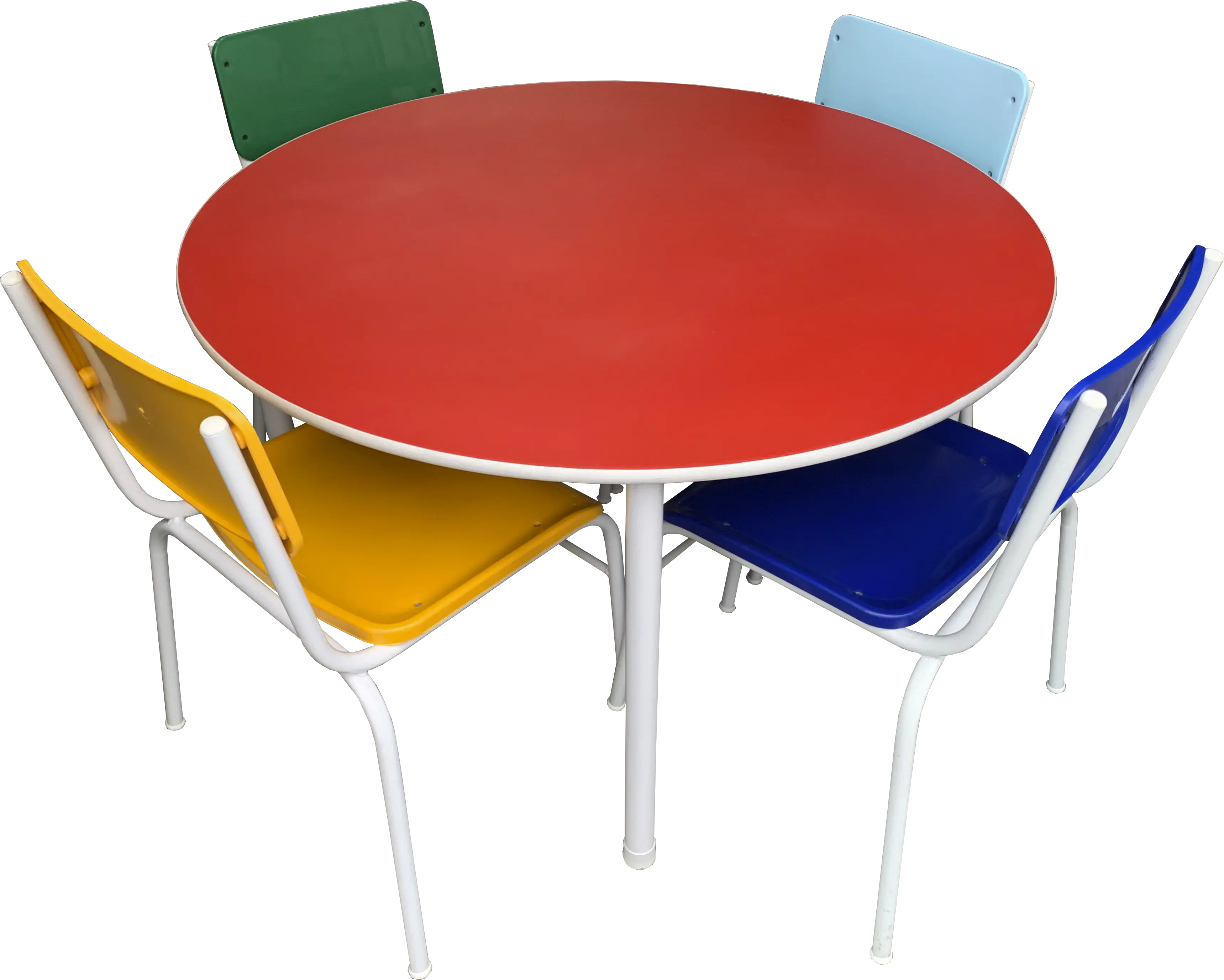 Conjunto Mesa Redonda Adulto 4 Cadeiras