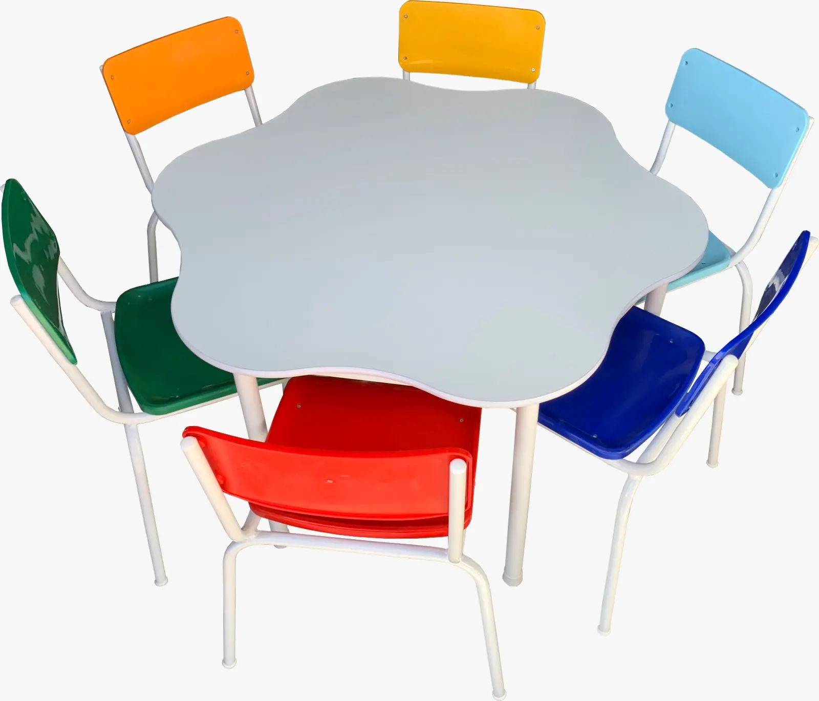 Conjunto Mesa Zeta Colorido