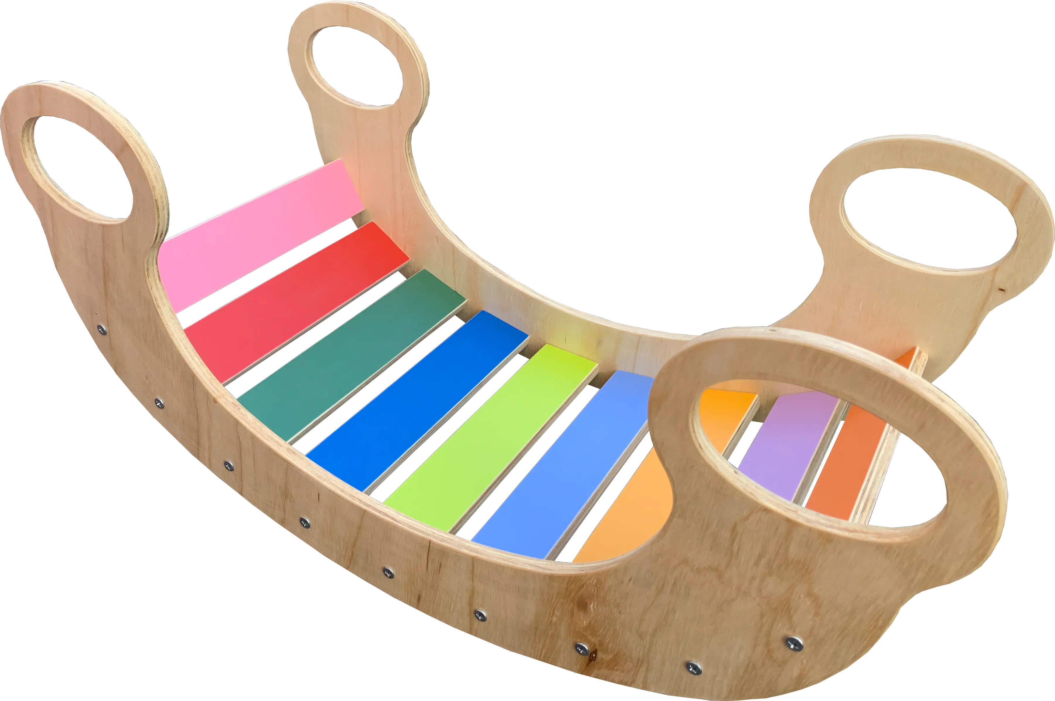Balanco Montessori De Encaixe Colorido Modelo 3