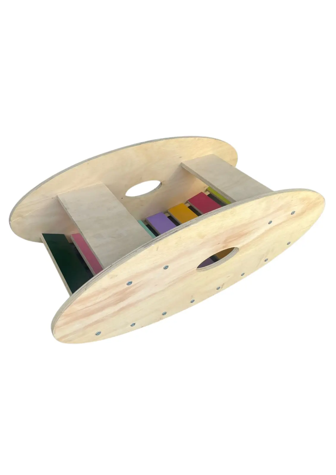Barco De Equilibrio Montessori Colorido Modelo 1