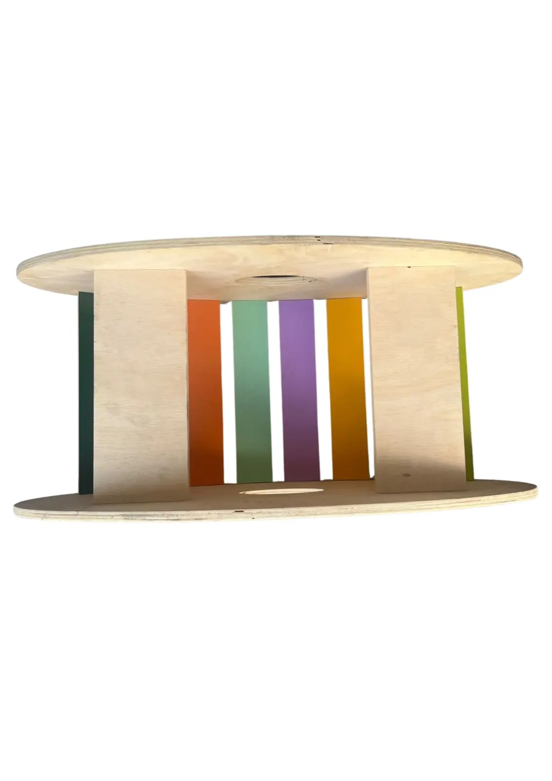 Barco De Equilibrio Montessori Colorido Modelo 3