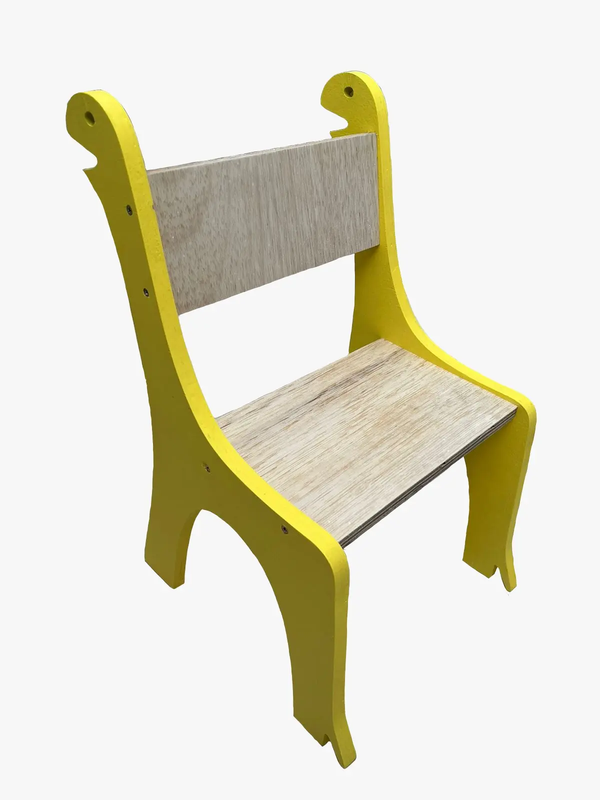 Cadeira Montessori Amarela Modelo 1