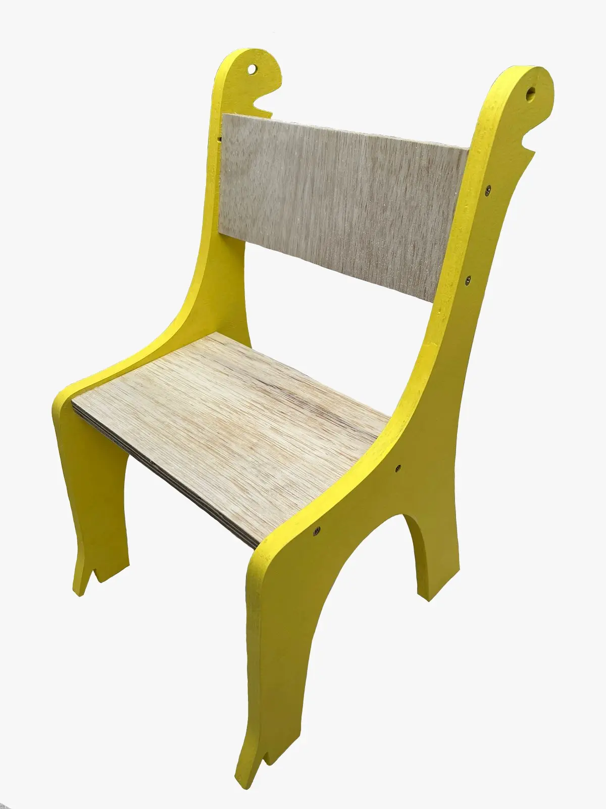 Cadeira Montessori Amarela Modelo 2