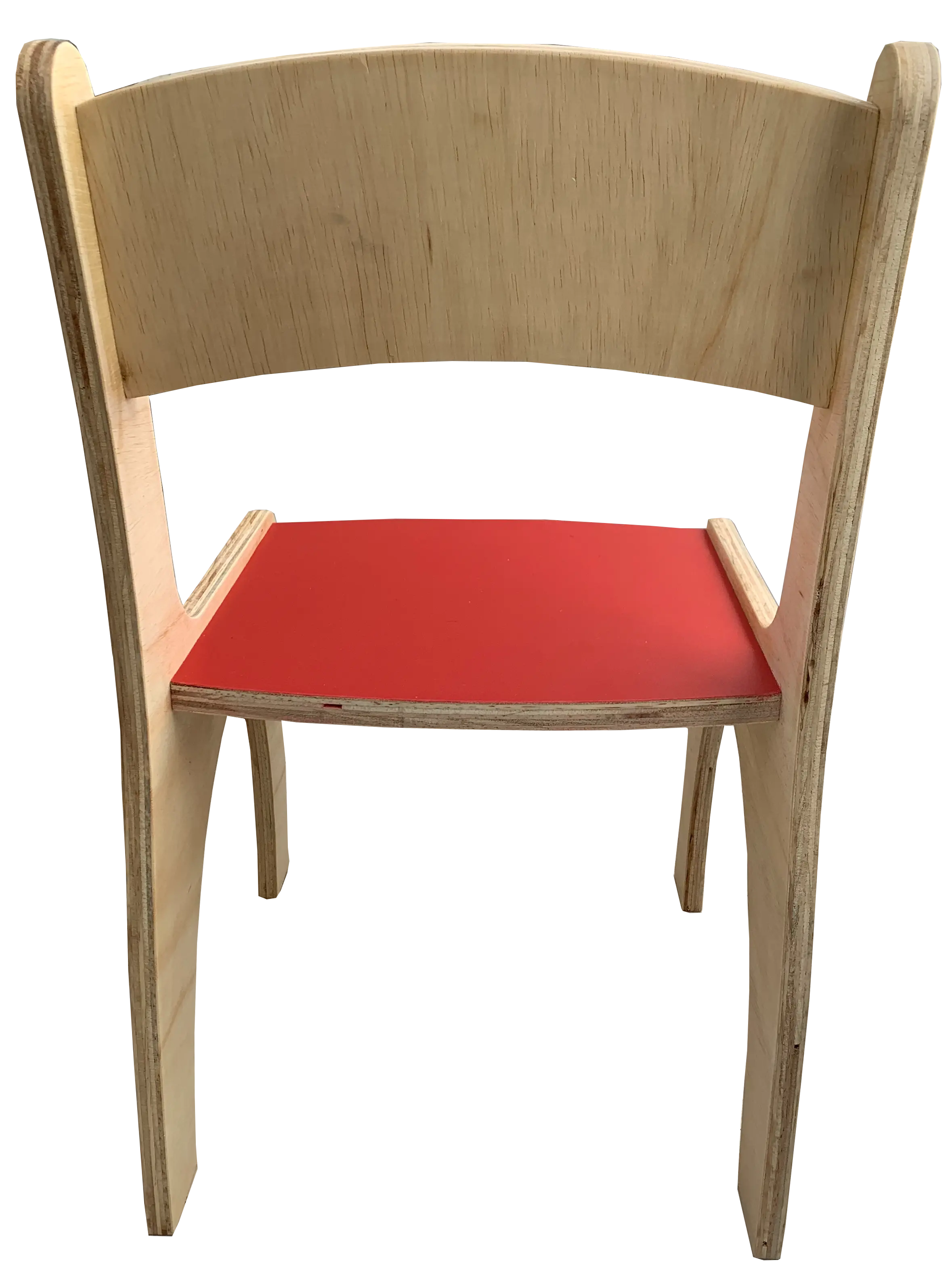 Cadeira Montessori De Encaixe Vermelha Modelo 1
