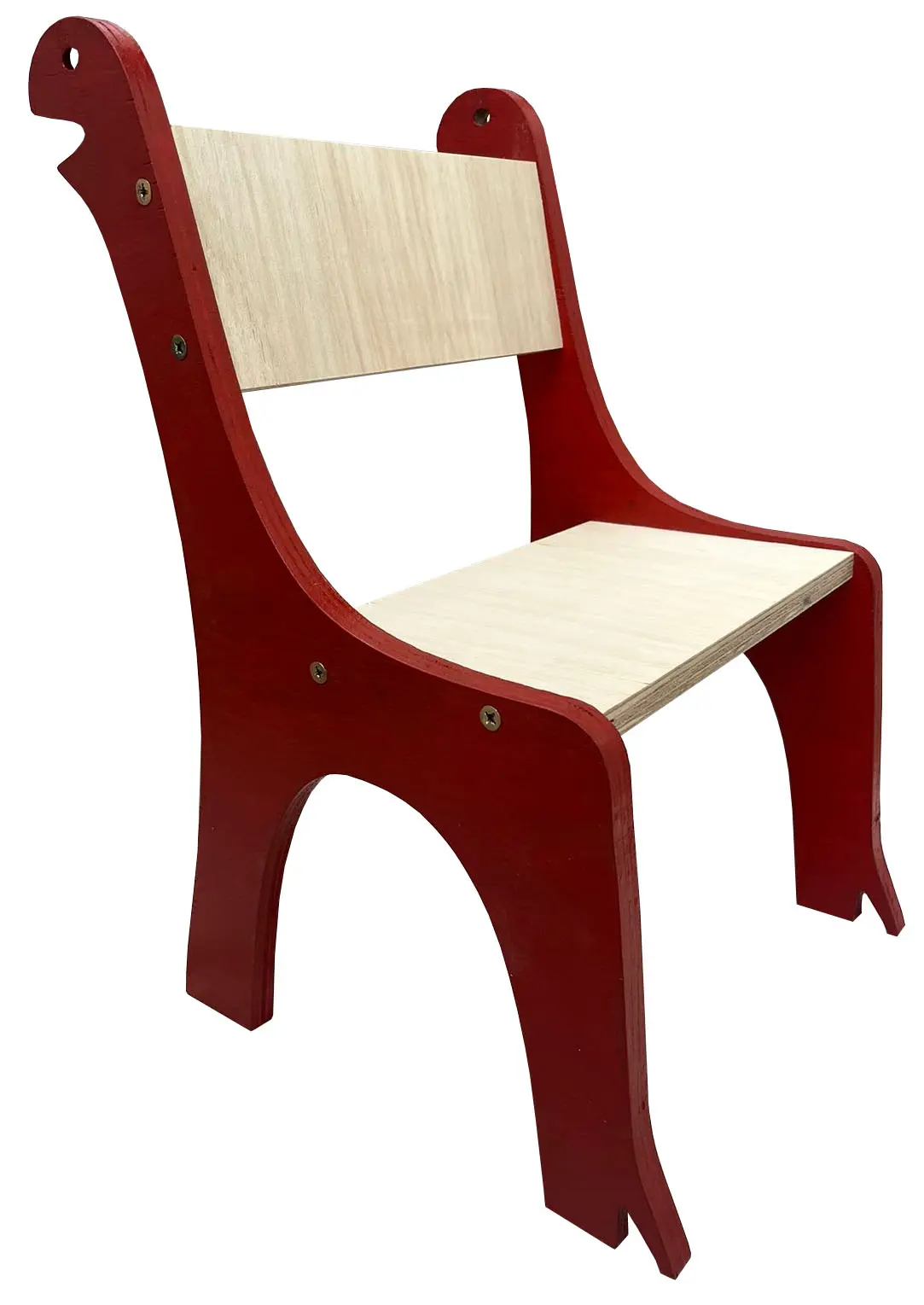 Cadeira Montessori Vermelha Modelo 2