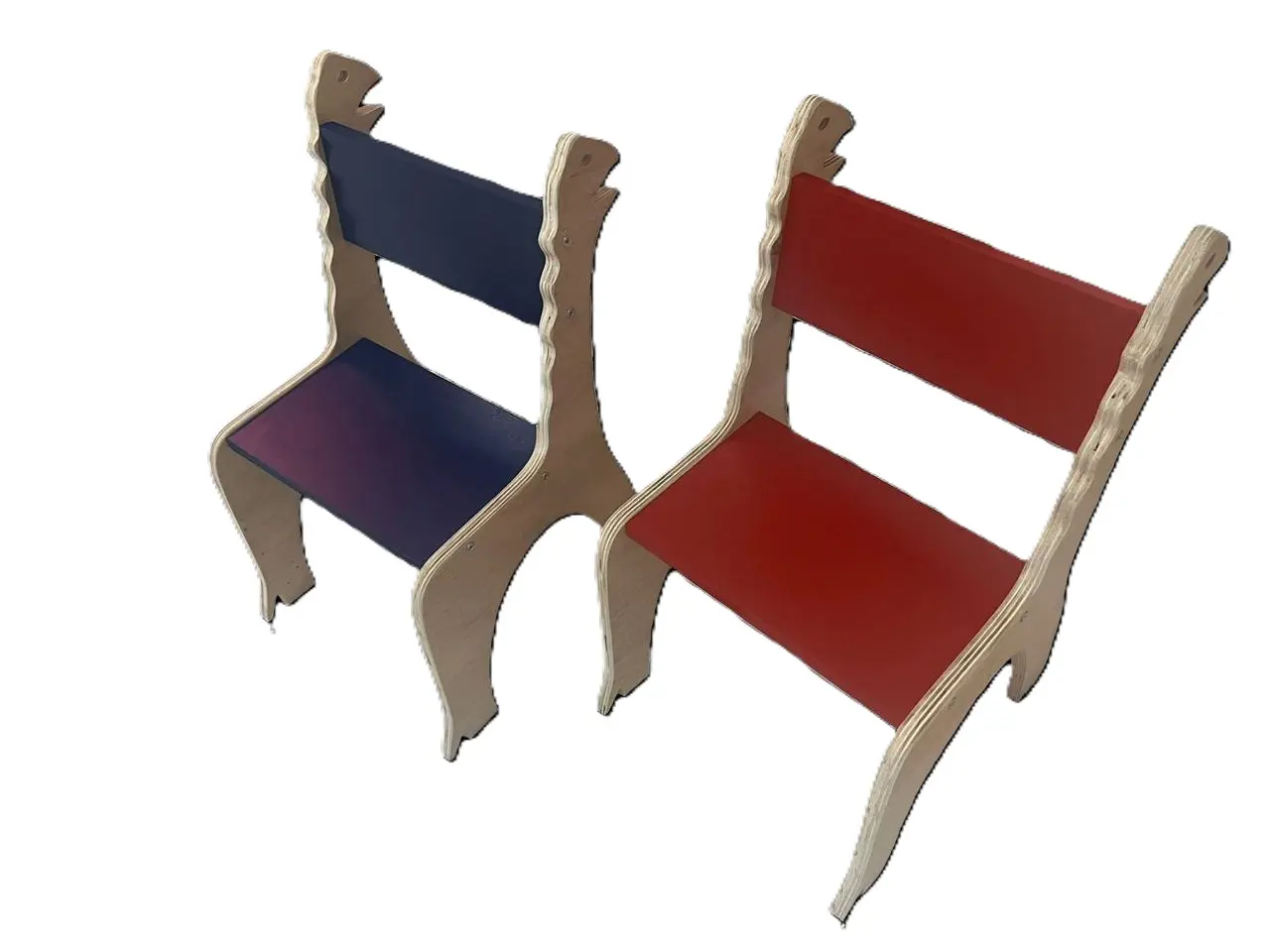 Cadeiras Infantis Montessori Coloridas Conjunto 6