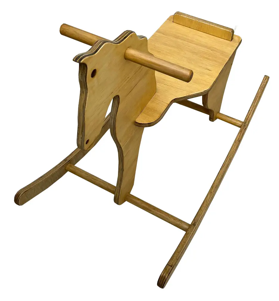 Cavalo De Balanco Montessori Madeira Modelo 1