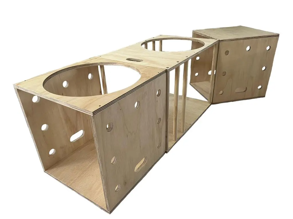 Circuito Montessori Com Cubos Modelo 1