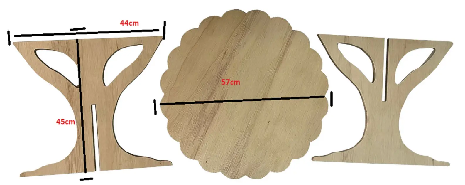 Mesa Montessori Arvore Modelo 4 Conjunto 2