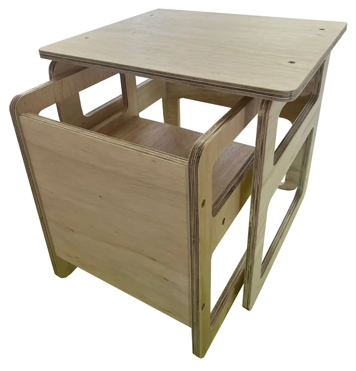Mesa Montessori Com Cadeira Madeira Modelo 5