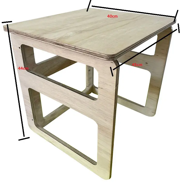 Mesa Montessori Com Cadeira Modelo 6