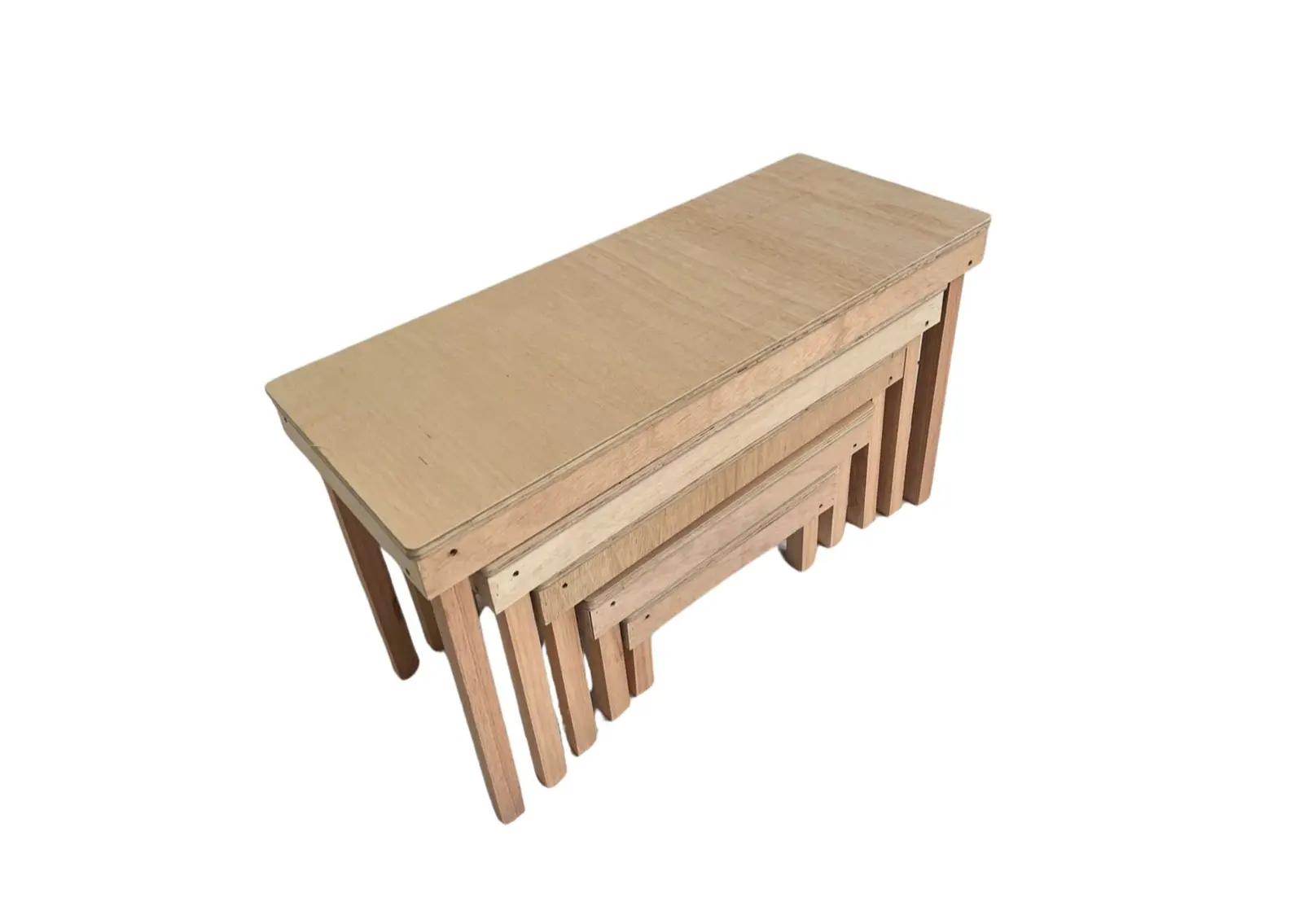 Mesas Infantis Montessori Encaixaveis Conjunto 4