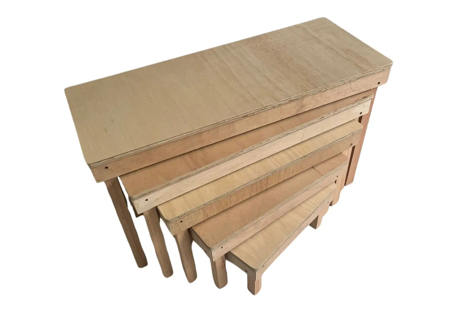 Mesas Infantis Montessori Encaixaveis Conjunto 6