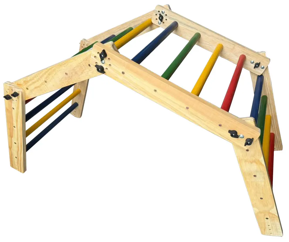 Triangulo Montessori Simples Com Rampa Colorida Modelo 1