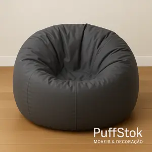Puff Pera Cinza