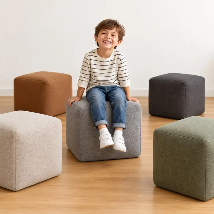 Puff Dado Quadrado Infantil