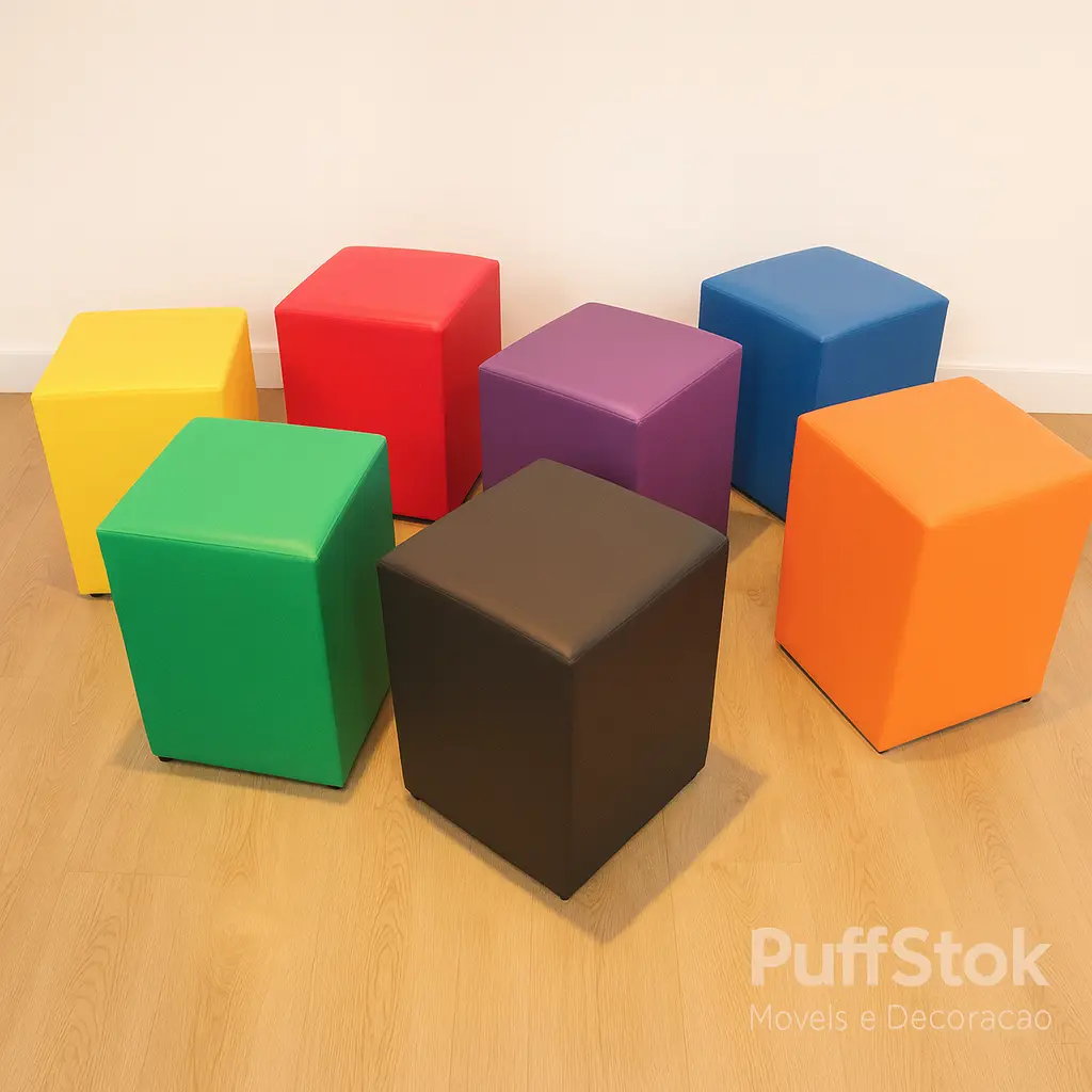 Puffs Quadrados Diversos