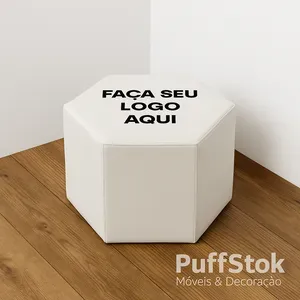 Puff Sextavado Personalizavel