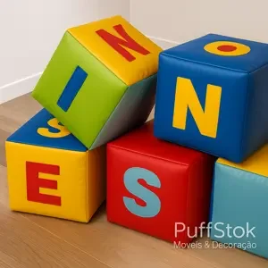 modelo escolar resistente, fácil de limpar e seguro da PuffStok