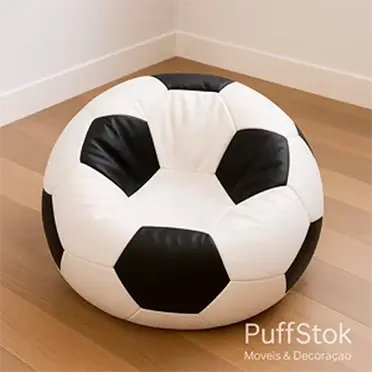 puff bola de futebol